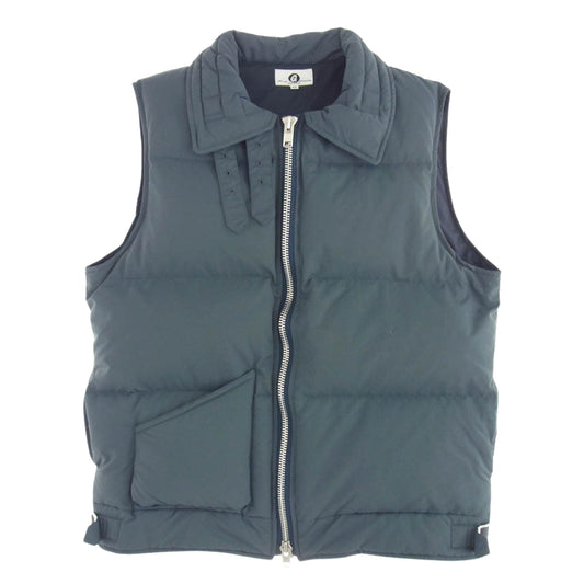 GOODENOUGH グッドイナフ 15AW GE-151009 B-3 DOWN VEST ダウン ベスト ブルー系 XL【中古】