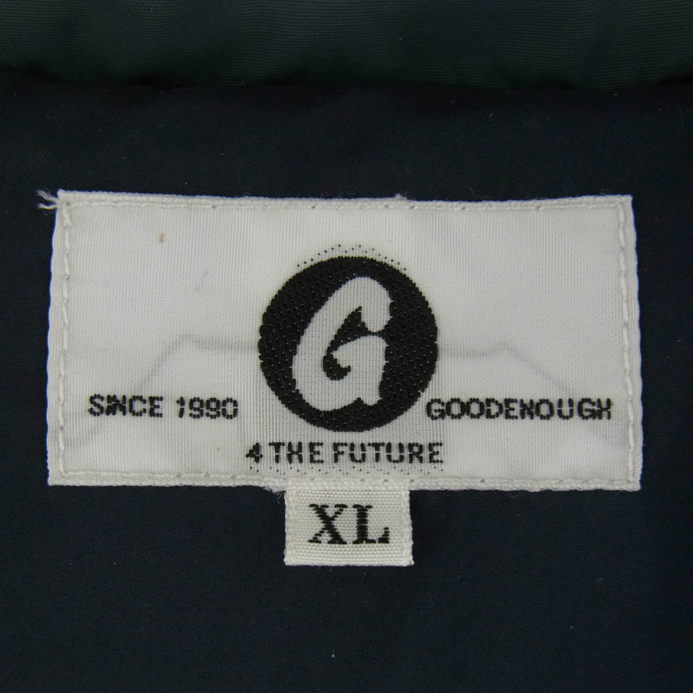 GOODENOUGH グッドイナフ 15AW GE-151009 B-3 DOWN VEST ダウン ベスト ブルー系 XL【中古】