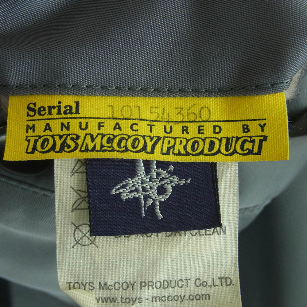 TOY'S McCOY トイズマッコイ TMJ1722 MIL-J-8279A TYPE MA-1 ALBERT TURNER アルバート ターナー DRAGON FLIGHT ドラゴン フライト ジャケット グレー系 グレイッシュグリーン系 M【中古】