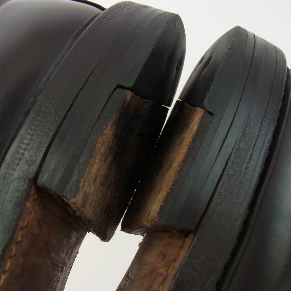 ALDEN オールデン 1339Y  BEAMS別注 シェルコードバン バーガンディ チャッカ ブーツ レザー シューズ ブラウン系 8【中古】