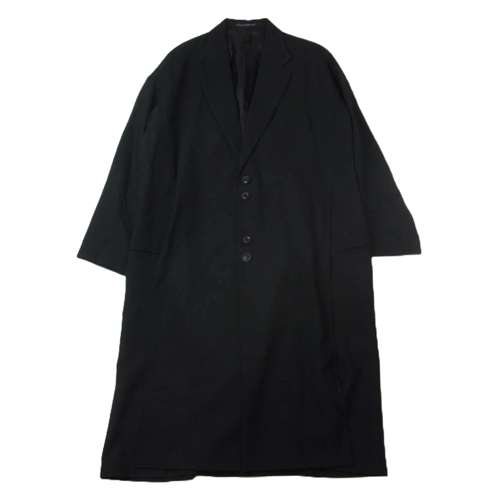 ビー ヨウジヤマモト 19SS NH-J56-101 フロントスリット ロング テーラード ジャケット ブラック系 1【中古】