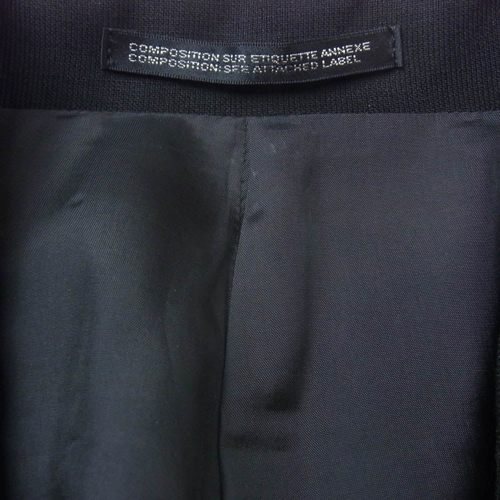 ビー ヨウジヤマモト 19SS NH-J56-101 フロントスリット ロング テーラード ジャケット ブラック系 1【中古】