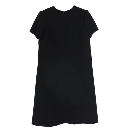 ボーダーズ アット バルコニー BD2421-3E-14 BACK TUCK DRESS バック タック ドレス ワンピース ブラック系 38【新古品】【未使用】【中古】