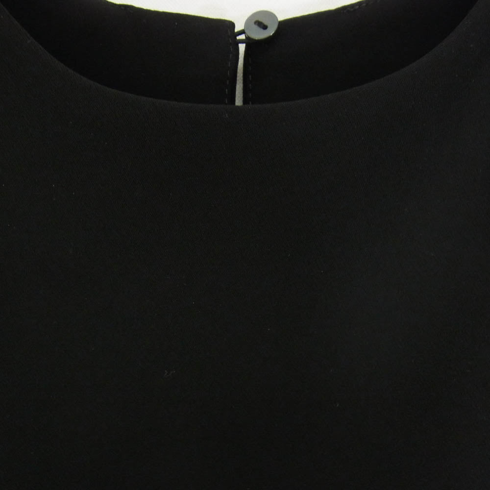 ボーダーズ アット バルコニー BD2421-3E-14 BACK TUCK DRESS バック タック ドレス ワンピース ブラック系 38【新古品】【未使用】【中古】