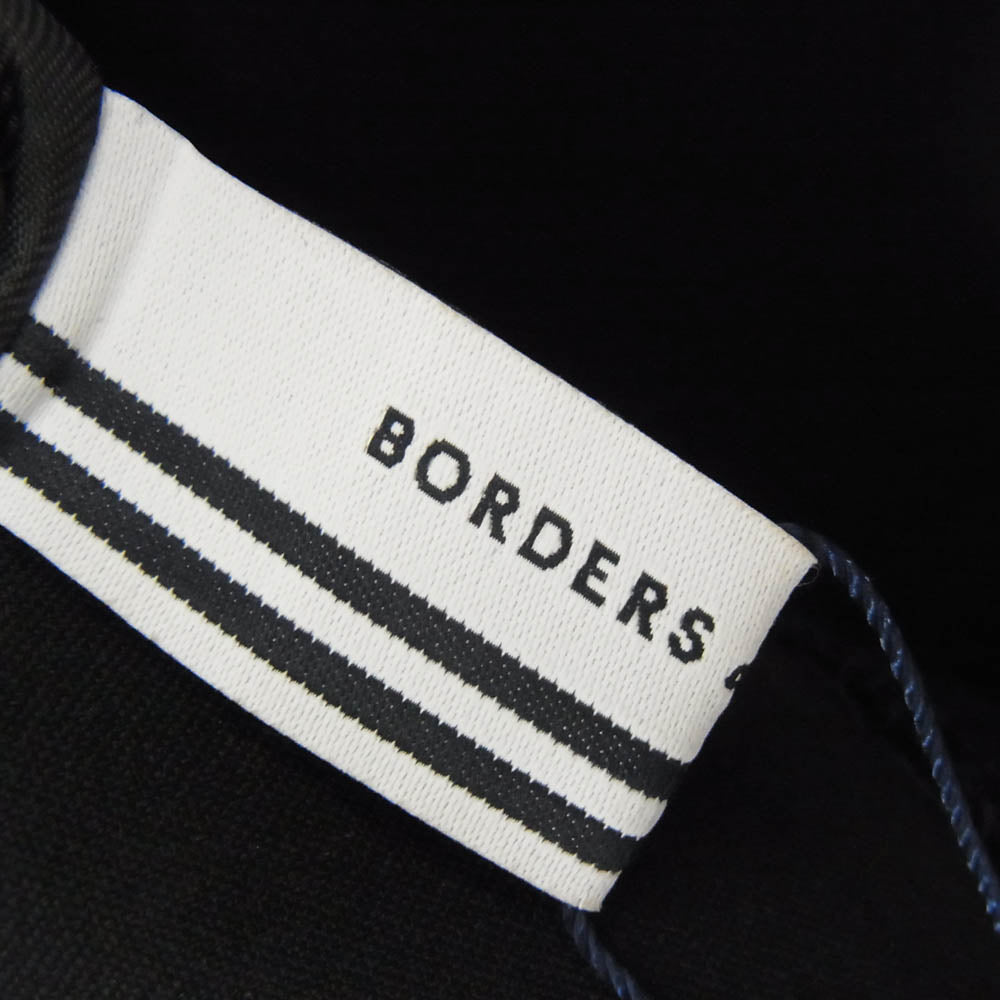 ボーダーズ アット バルコニー BD2421-3E-14 BACK TUCK DRESS バック タック ドレス ワンピース ブラック系 38【新古品】【未使用】【中古】