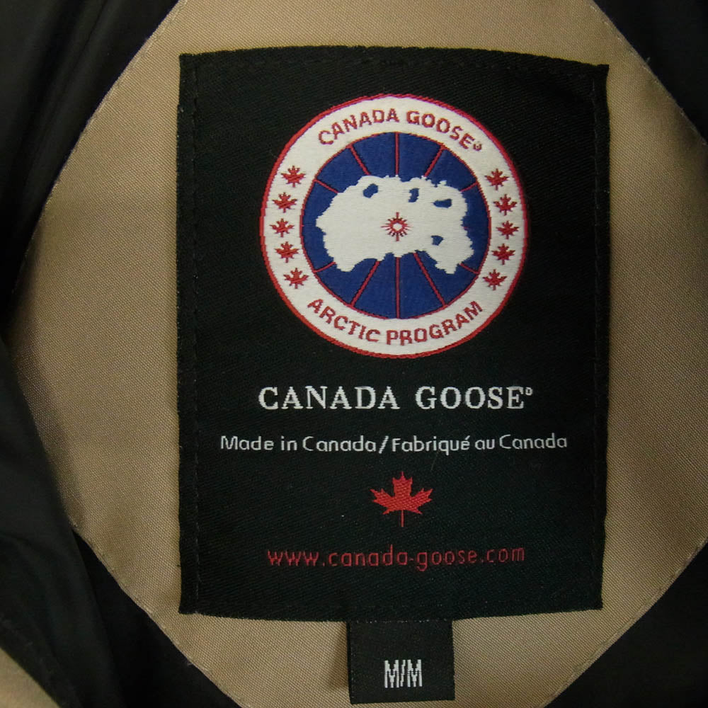 CANADA GOOSE カナダグース 3438JM R Jasper Parka Heritage ジャスパーパーカ ヘリテージモデル ファーフード付き ダウンジャケット ベージュ系 M【中古】