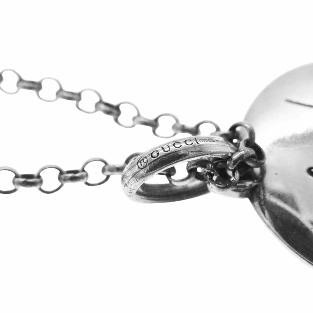 GUCCI グッチ 455541 ブラインドフォーラブ タイガーヘッド ネックレス ペンダント シルバー系【中古】