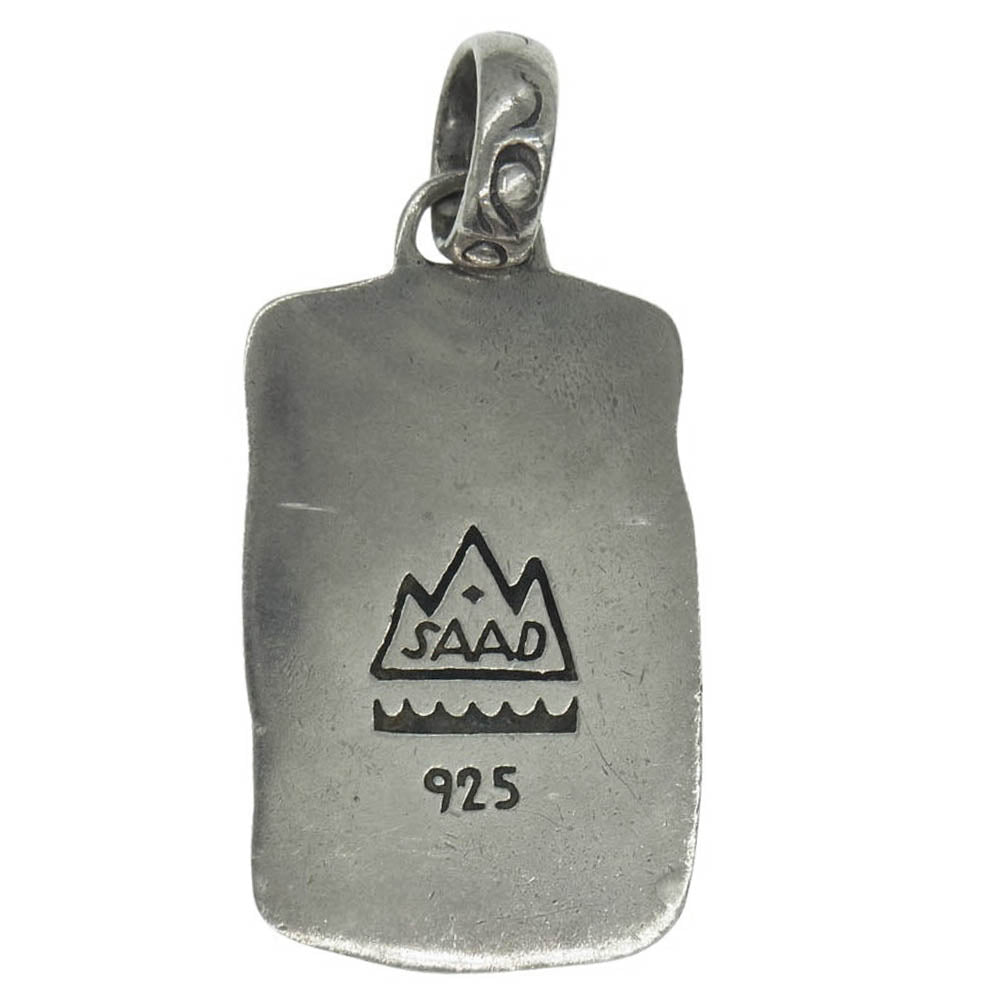 SAAD サード インディアン モチーフ ペンダントトップ シルバー系【中古】