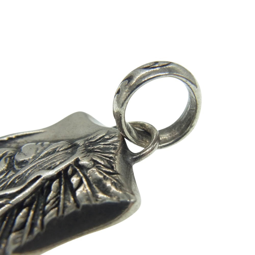 SAAD サード インディアン モチーフ ペンダントトップ シルバー系【中古】