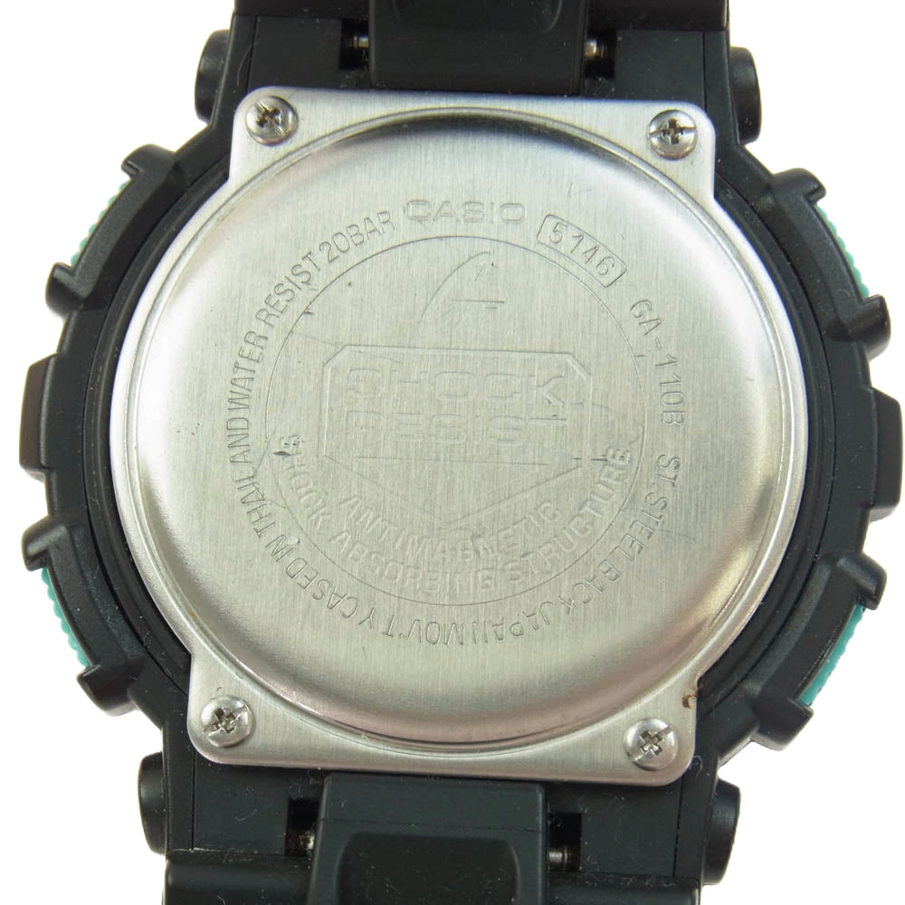 CASIO G-SHOCK カシオ ジーショック GA-110B-1A2JF Hyper Colors ハイパーカラーズ アナログデジタル 腕時計 ブラック系 ライトブルー系【中古】