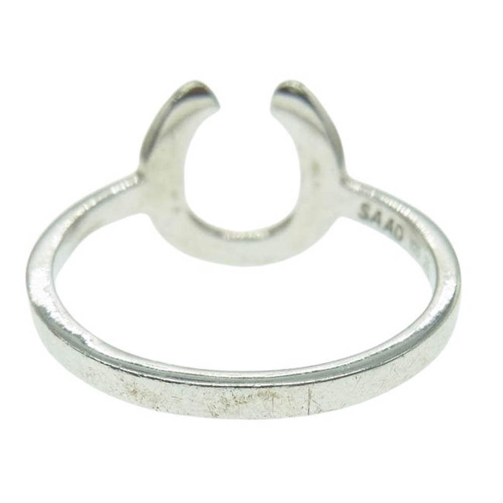 SAAD サード HORSESHOE RING ホースシュー リング シルバー系 25号【中古】