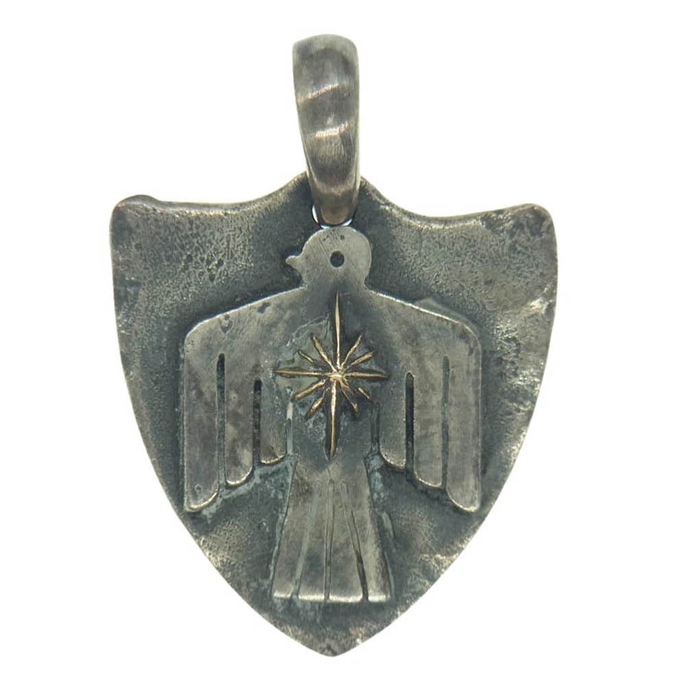 SAAD サード ブロンズ 太陽神 サンダーバード ペンダントトップ シルバー SAAD サード サンダーバード 矢尻 ペンダント トップ シルバー系