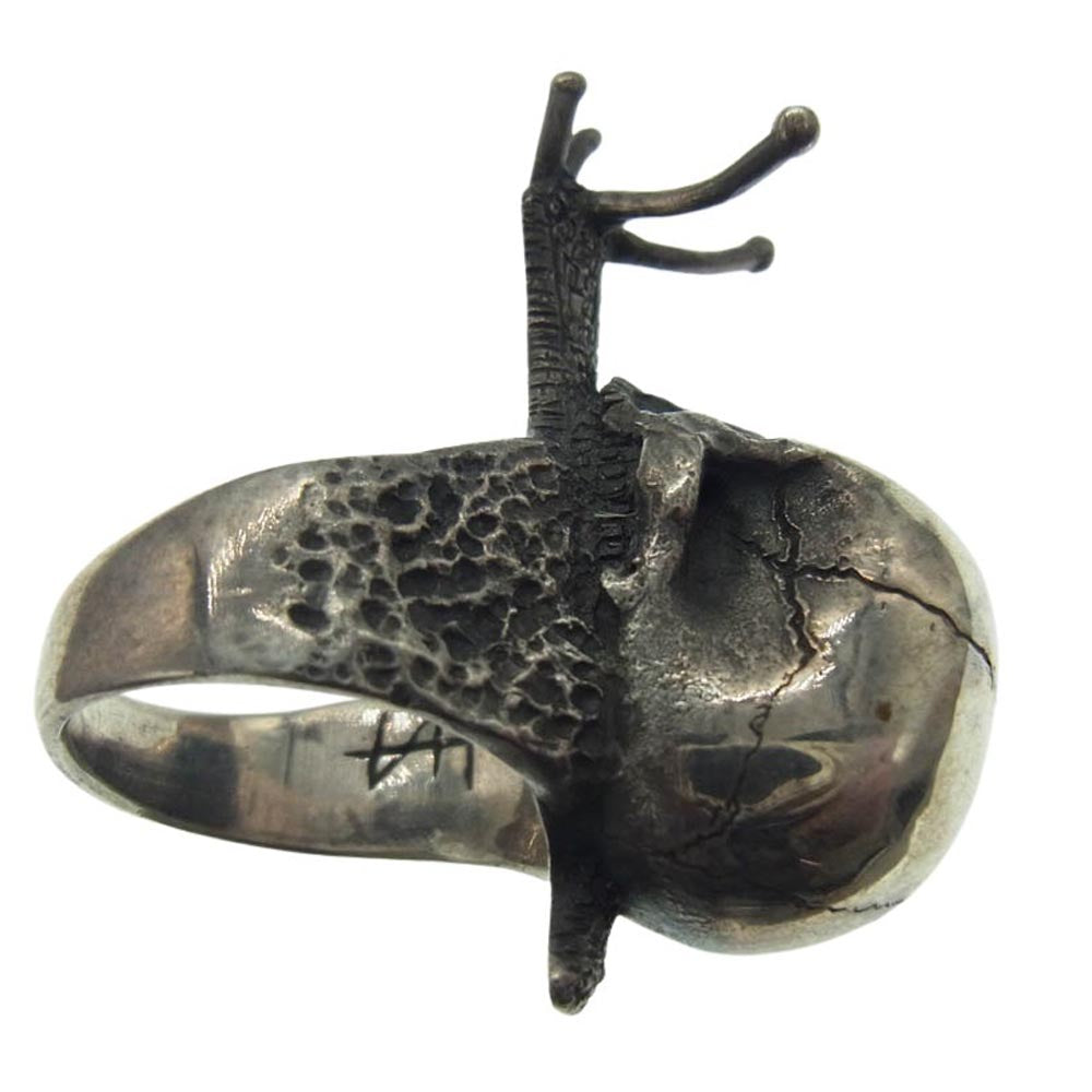 ドッグステイト Snail Skull Ring スネイル スカル リング シルバー系 16.5号【中古】