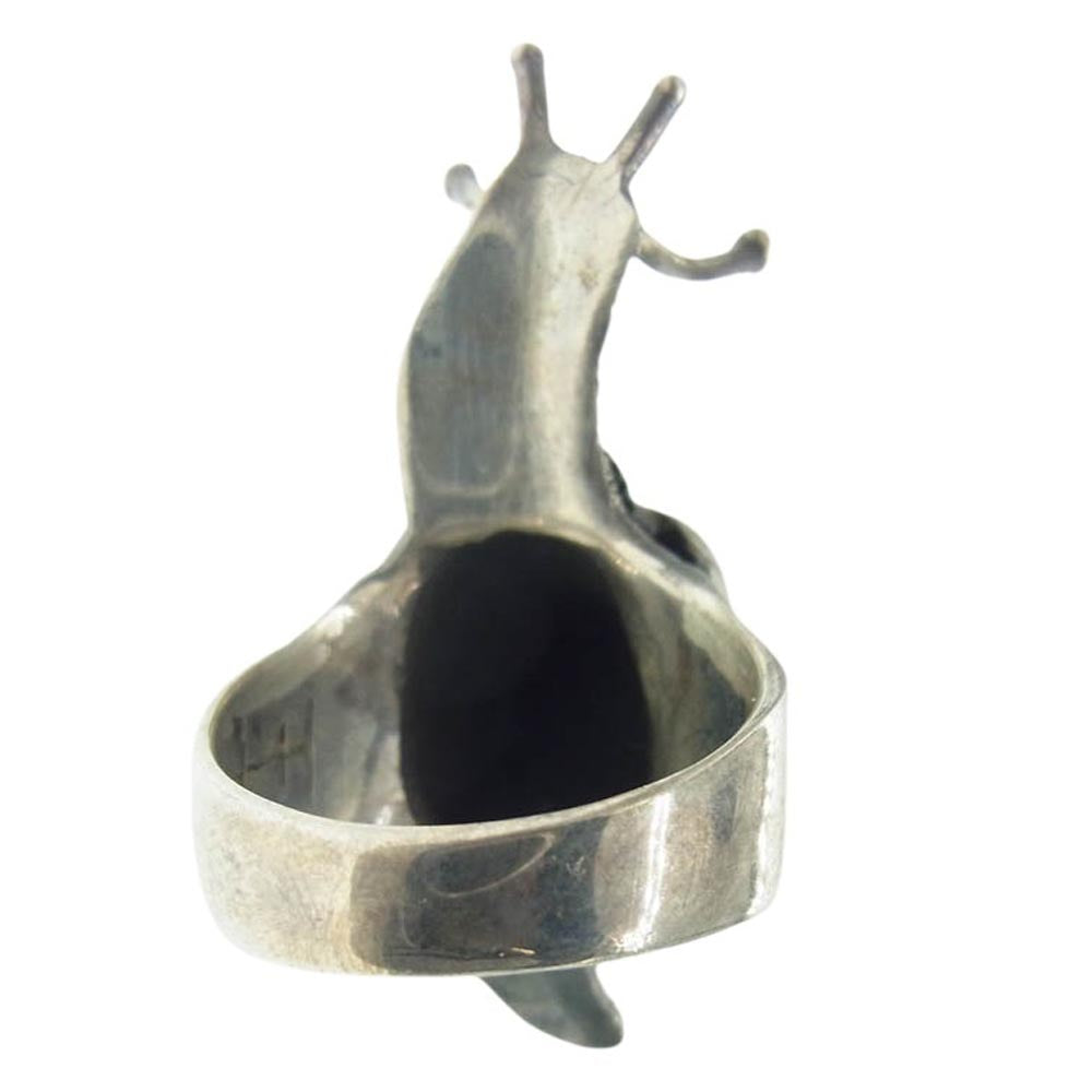 ドッグステイト Snail Skull Ring スネイル スカル リング シルバー系 16.5号【中古】