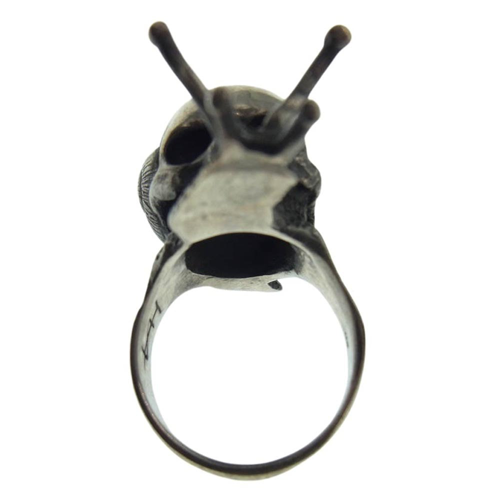 ドッグステイト Snail Skull Ring スネイル スカル リング シルバー系 16.5号【中古】