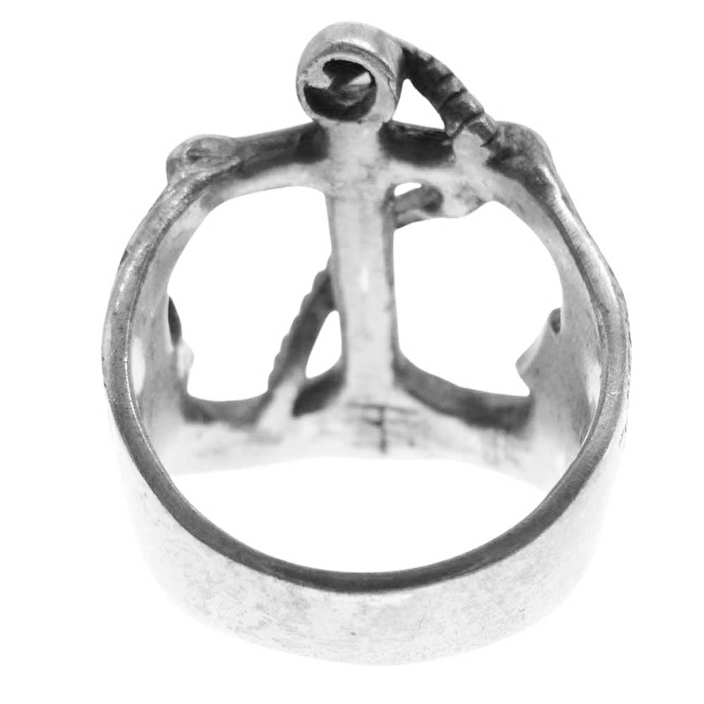ドッグステイト Anchor Ring アンカー リング シルバー系 22.5号【中古】