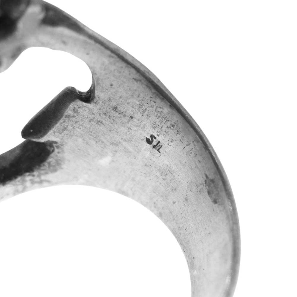ドッグステイト Anchor Ring アンカー リング シルバー系 22.5号【中古】