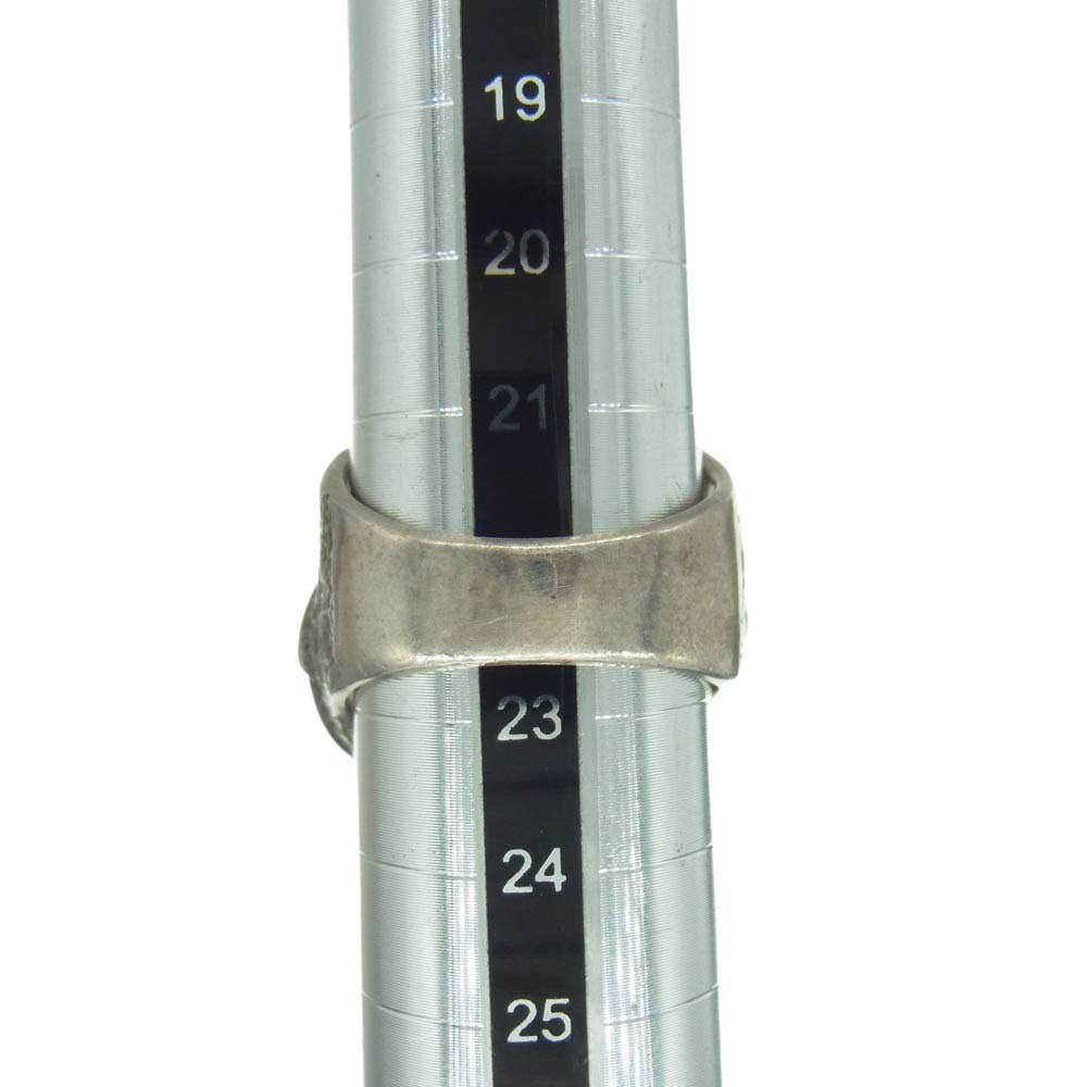 ドッグステイト Anchor Ring アンカー リング シルバー系 22.5号【中古】