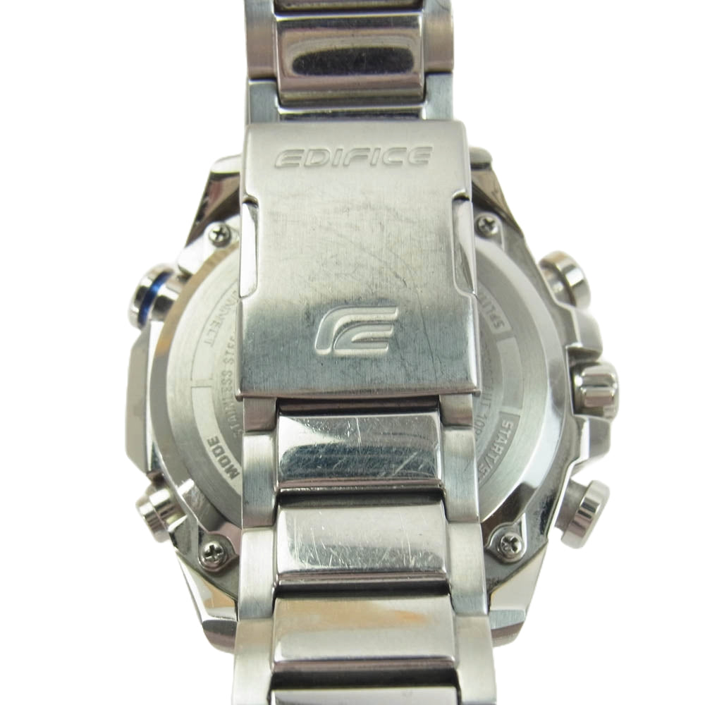 CASIO カシオ EQB-501 EDIFICE エディフィス  クロノ ソーラー ウォッチ 腕時計 シルバー系 ブルー系【中古】