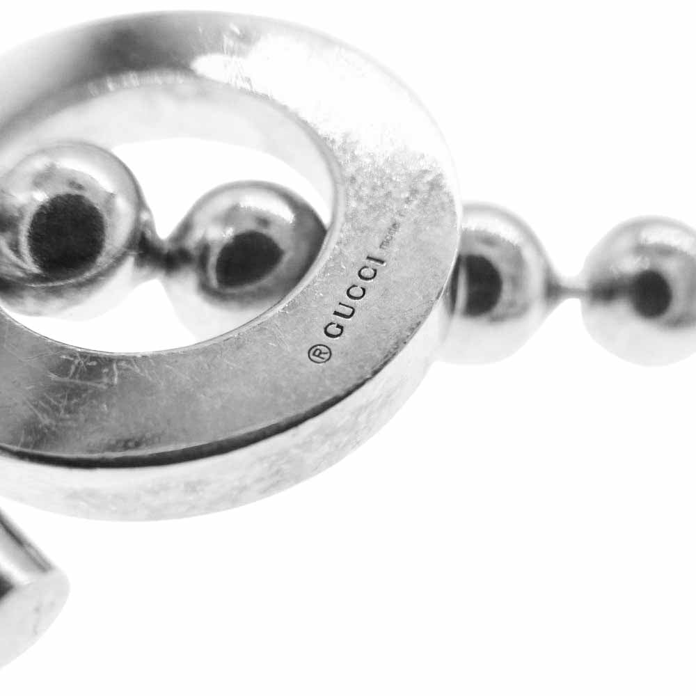 GUCCI グッチ ボールチェーン ブレスレット シルバー系 10.5号【中古】