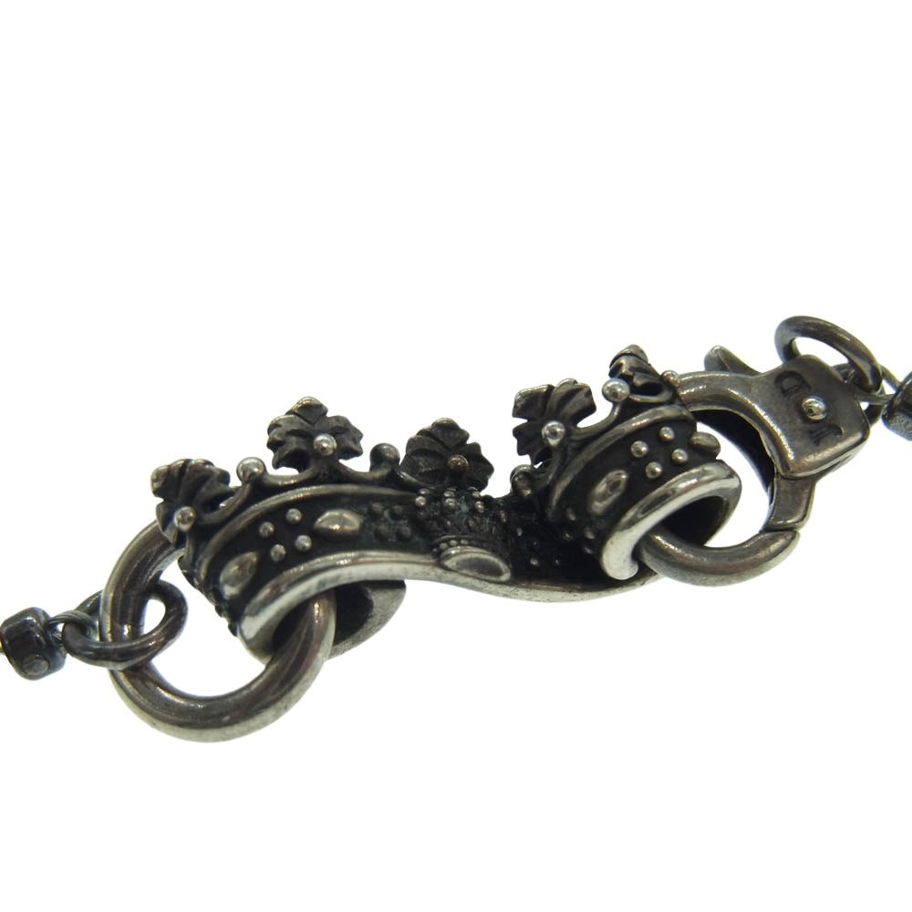 Justin Davis ジャスティンデイビス SBJ640 BLACK SERPENT CROWN ブラック サーペント クラウン ブレスレット ブラック系 シルバー系【中古】