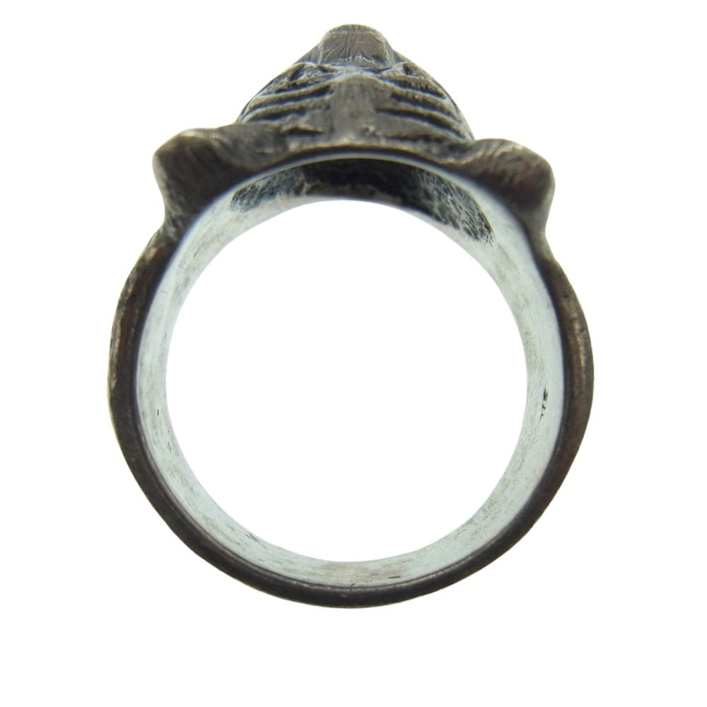 ドッグステイト TIGER RING タイガー リング シルバー系 25号【中古】