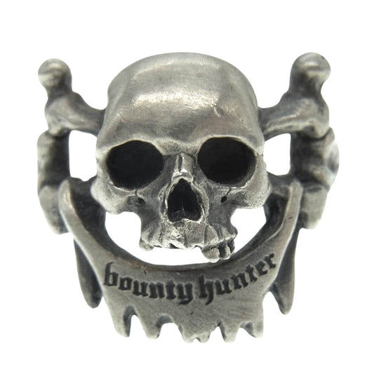 ドッグステイト BDFA2005-1 × BOUNTY HUNTER バウンティーハンター SKULL RING スカル リング シルバー系 17号【中古】