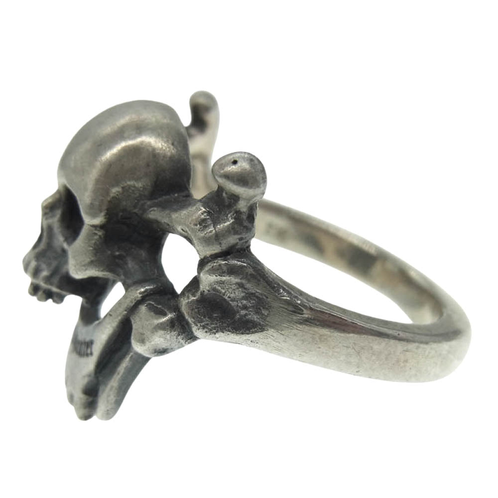 ドッグステイト BDFA2005-1 × BOUNTY HUNTER バウンティーハンター SKULL RING スカル リング シルバー系 17号【中古】