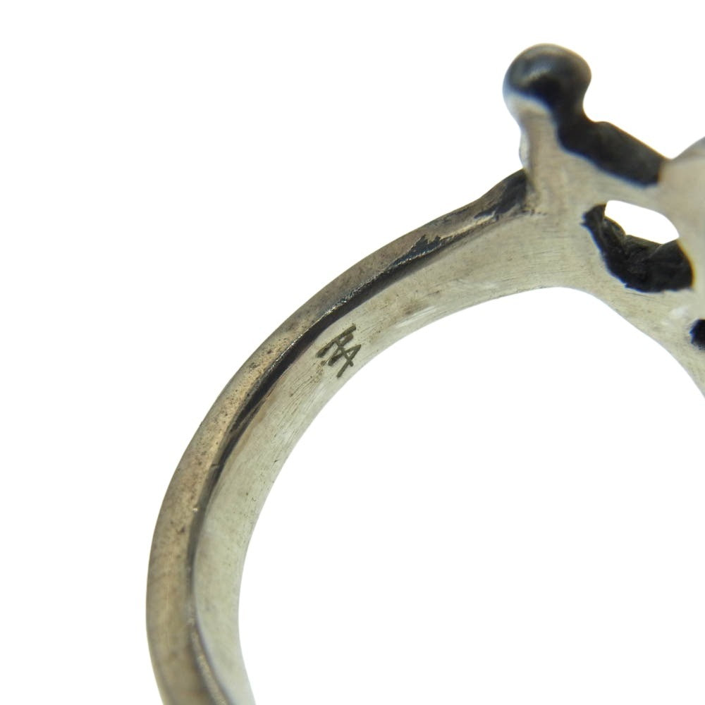 ドッグステイト BDFA2005-1 × BOUNTY HUNTER バウンティーハンター SKULL RING スカル リング シルバー系 17号【中古】