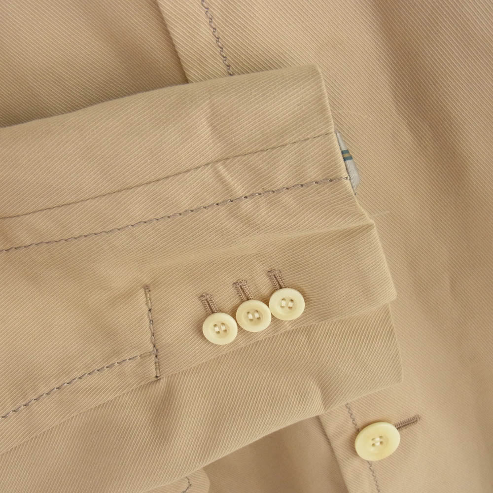 Sacai サカイ 18AW 18-01530M ステッチデザイン チェスター コート ベージュ系 3【中古】