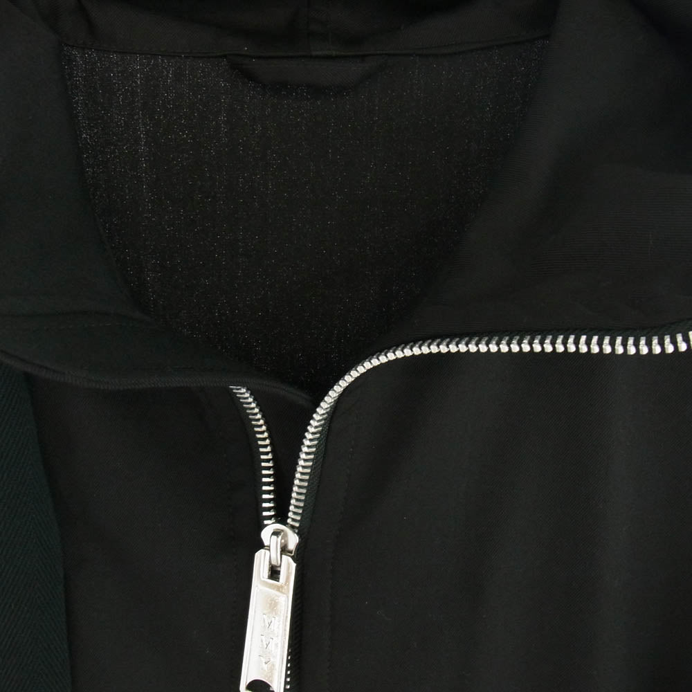 Maison MIHARA YASUHIRO メゾンミハラヤスヒロ A01CT171 フーデッド ジップアップ コート ロング パーカー モッズコート ブラック系 44【中古】