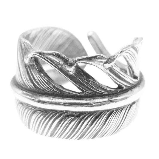 WINGROCK ウィングロック FEATER RING プレーン フェザー リング シルバー系 15.5号【中古】