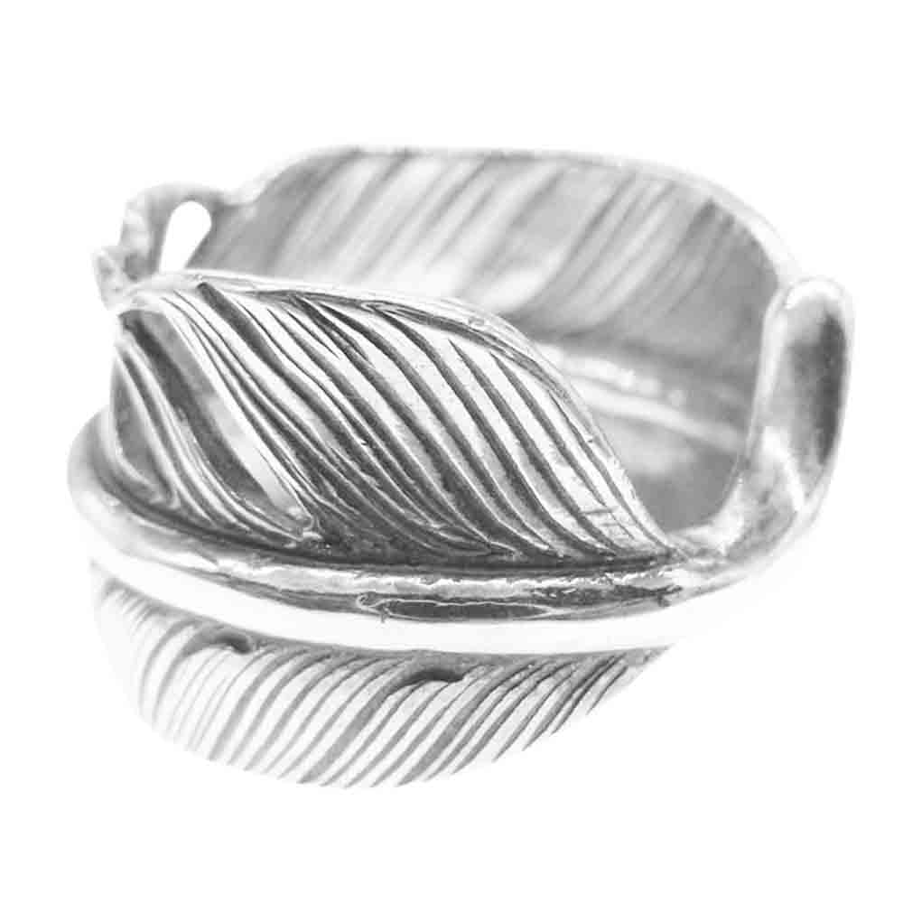 WINGROCK ウィングロック FEATER RING プレーン フェザー リング シルバー系 15.5号【中古】
