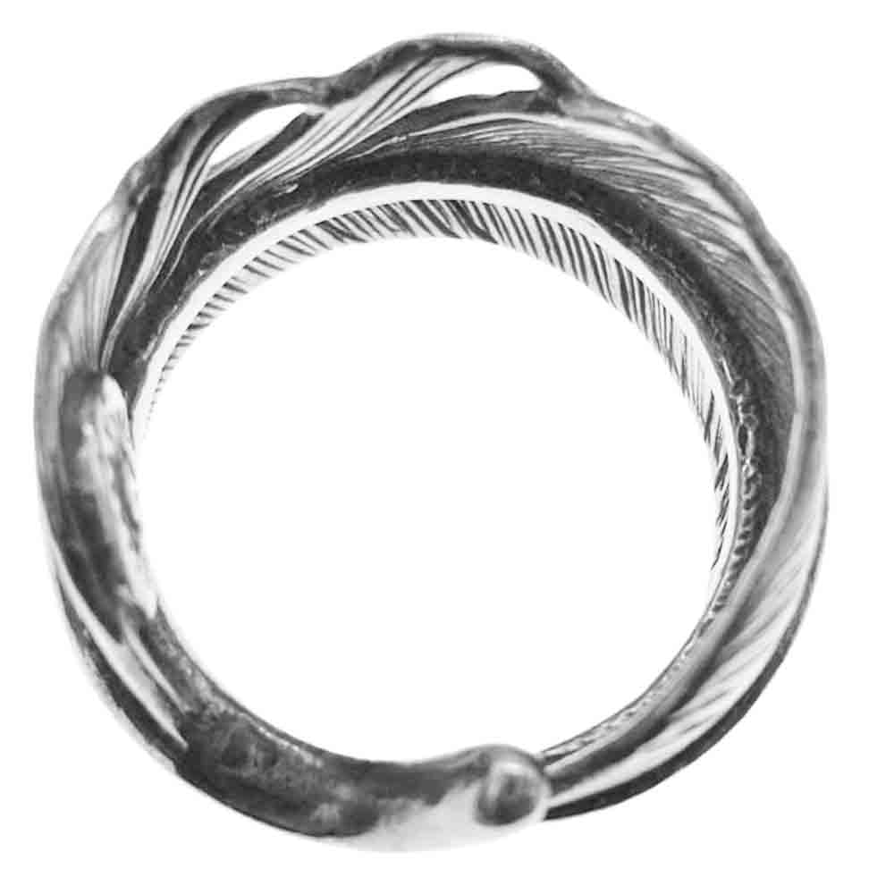 WINGROCK ウィングロック FEATER RING プレーン フェザー リング シルバー系 15.5号【中古】