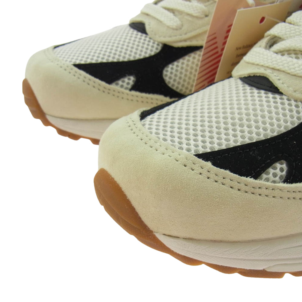 NEW BALANCE ニューバランス USA製 U993WS Sea Salt シーソルト スニーカー オフホワイト系 ブラック系 28cm【新古品】【未使用】【中古】