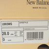 NEW BALANCE ニューバランス USA製 U993WS Sea Salt シーソルト スニーカー オフホワイト系 ブラック系 28cm【新古品】【未使用】【中古】