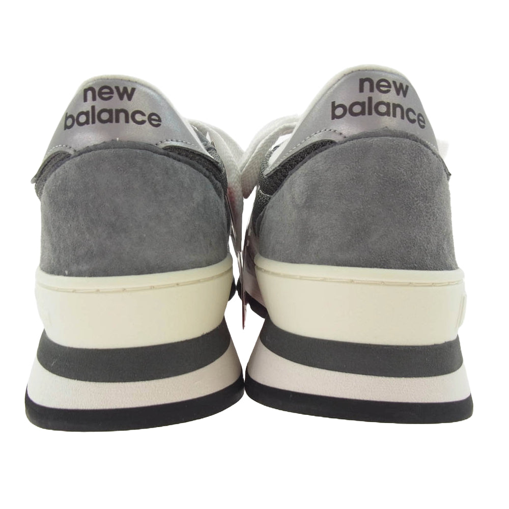 NEW BALANCE ニューバランス USA製 M990GR1 Gray グレー スニーカー グレー系 28cm【新古品】【未使用】【中古】