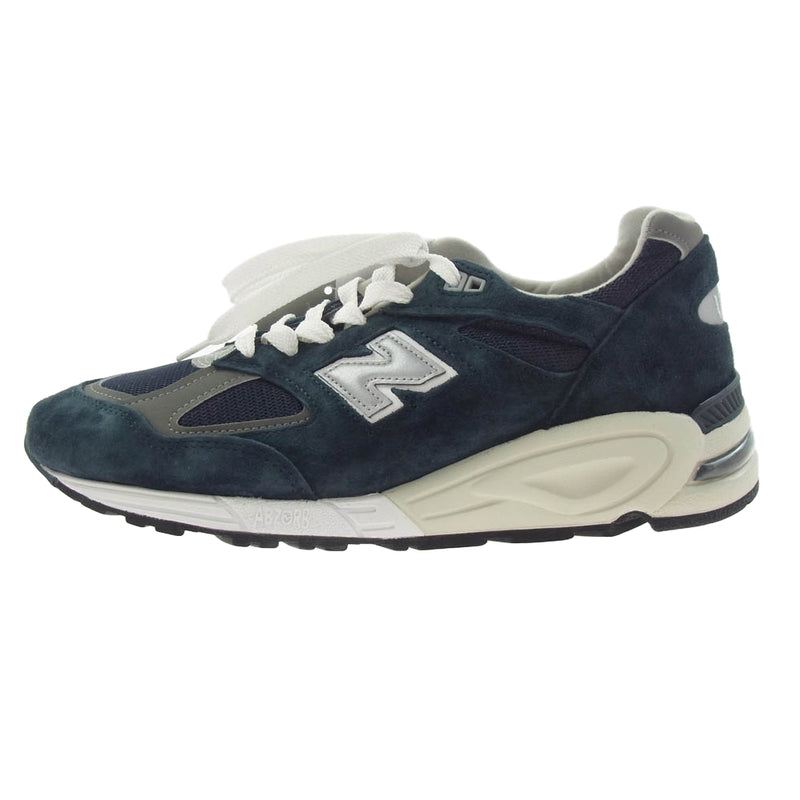 NEW BALANCE ニューバランス USA製 M990NB2 Navy ネイビー スニーカー ネイビー系 28cm【新古品】【未使用】【中古】