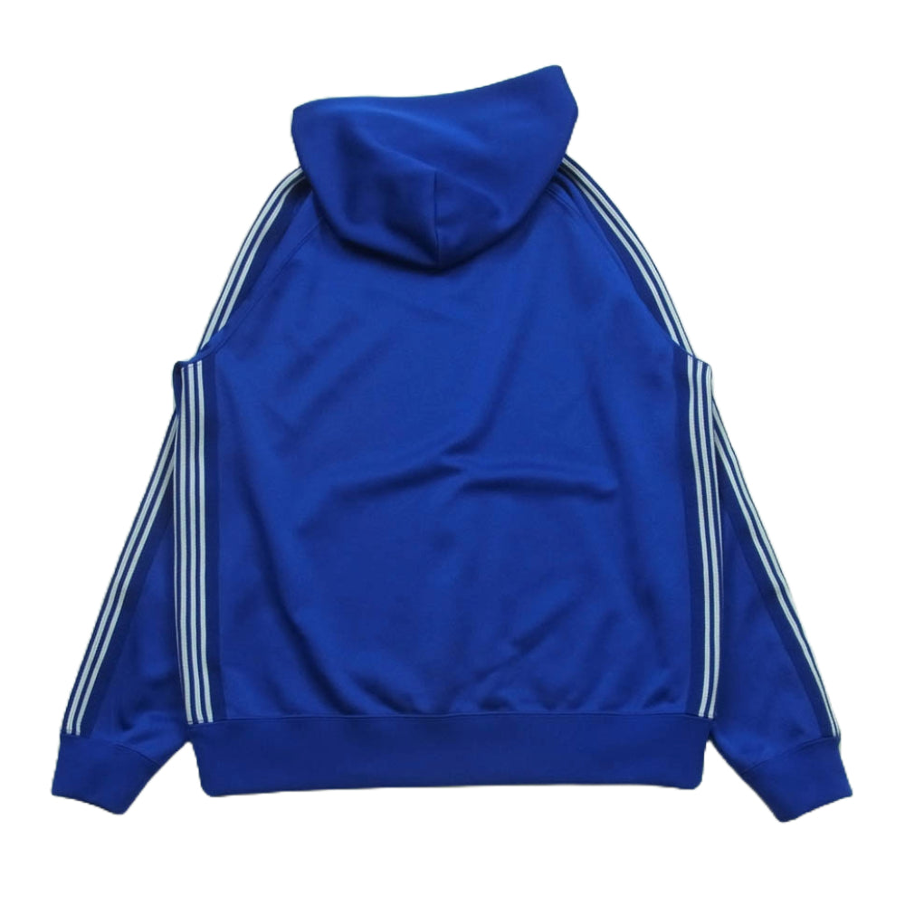 Needles ニードルス LQ464 UNION TRACK HOODIE ユニオン トラック フーディ パーカー ジャージ素材 ブルー系 S【中古】