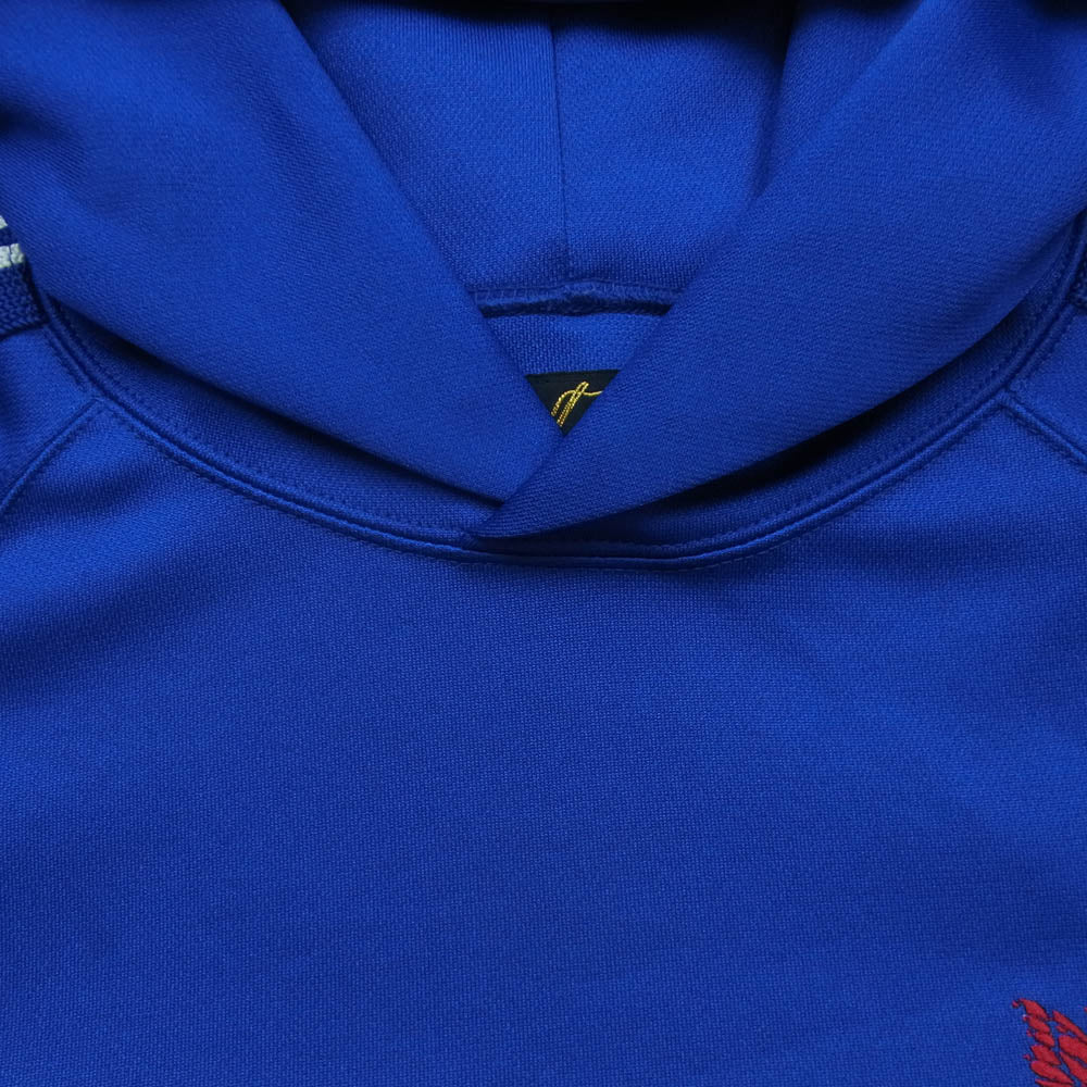 Needles ニードルス LQ464 UNION TRACK HOODIE ユニオン トラック フーディ パーカー ジャージ素材 ブルー系 S【中古】