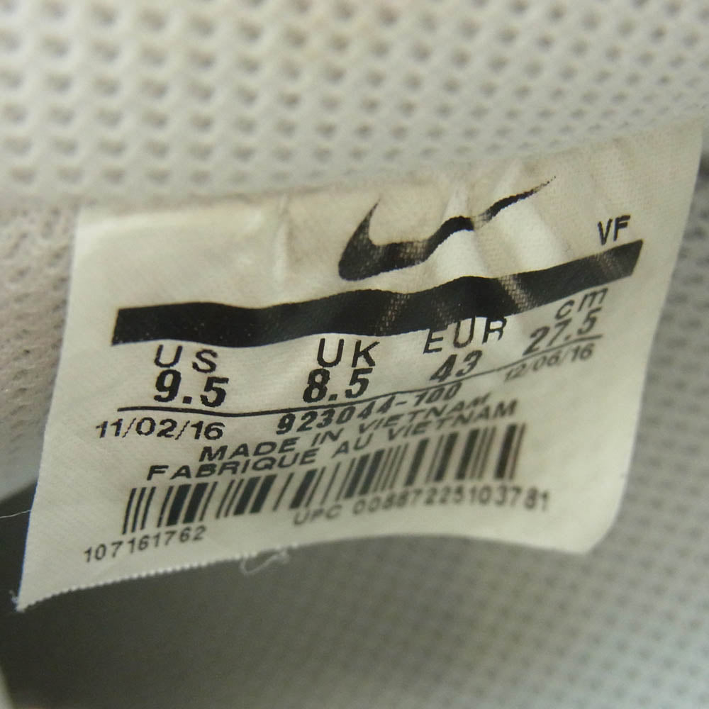 Supreme シュプリーム 923044-100 × NIKE ナイキ × COMME des GARCONS SHIRT コムデギャルソンシャツ AIR FORCE 1 LOW エアフォースワン ローカット スニーカー ホワイト系 27.5cm【中古】