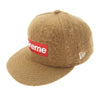Supreme シュプリーム 24AW × New Era ニューエラ Brushed Wool Box Logo ブラッシュド ボックス ロゴ キャップ ブラウン系 58.7cm【新古品】【未使用】【中古】