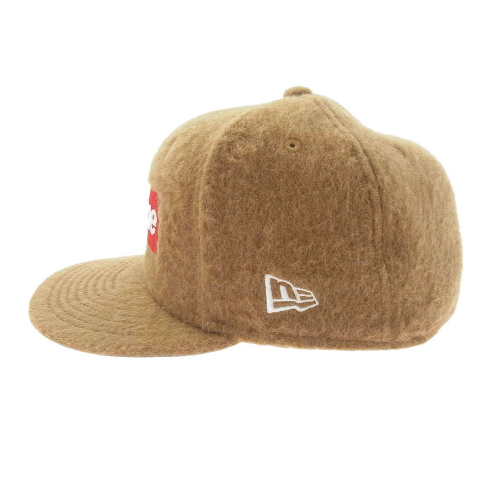 Supreme シュプリーム 24AW × New Era ニューエラ Brushed Wool Box Logo ブラッシュド ボックス ロゴ キャップ ブラウン系 58.7cm【新古品】【未使用】【中古】
