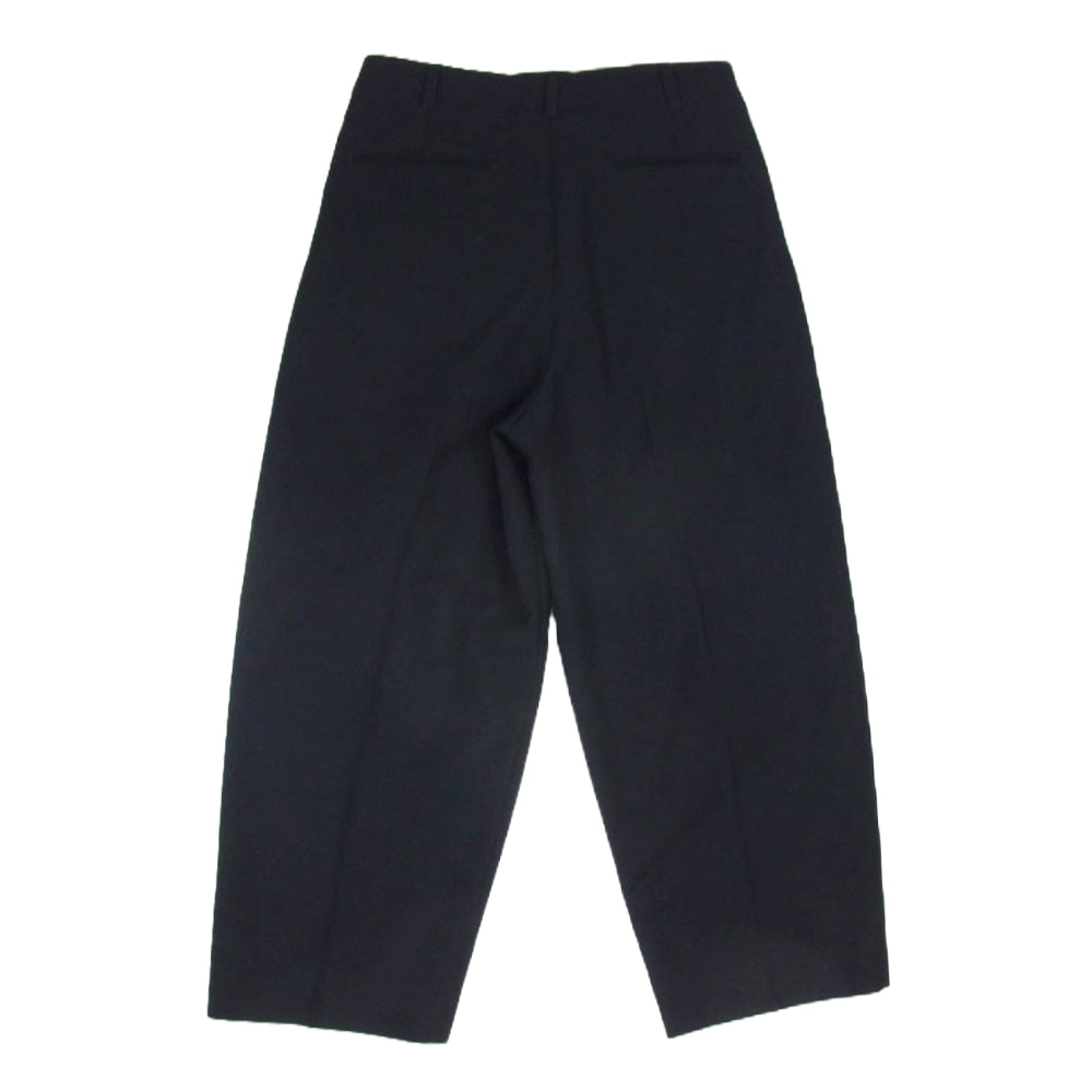 blurhms ブラームス BHS22F010A Wool Surge Super Wide Slacks ウール ワイド スラックス ネイビー系 2【中古】