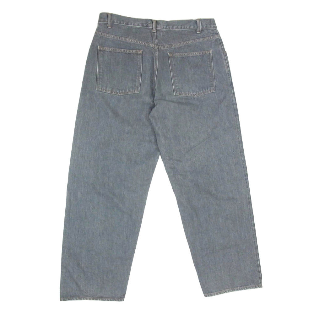 シオタ 21AW NPTM-11BG スビンコットン 13.5oz バギー デニム パンツ ブラック系 34【中古】