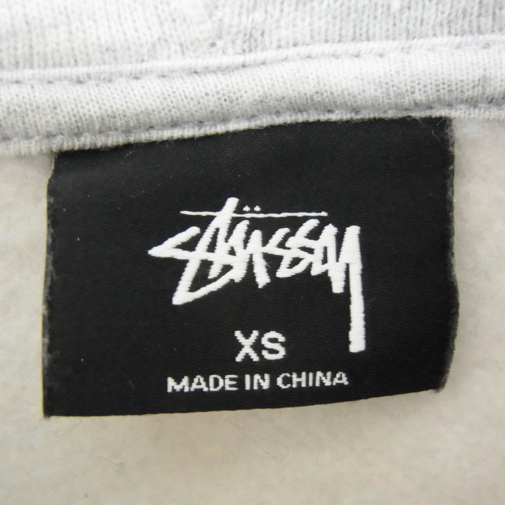 STUSSY ステューシー Z40SAGR018 HONOLULU ハワイ ホノルル 限定 ストック ロゴ プルオーバー パーカー グレー系 XS【中古】