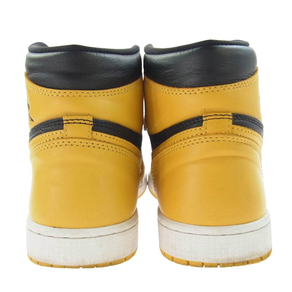 NIKE ナイキ 555088-701 AIR JORDAN1 RETRO HIGH OG Pollen エアジョーダン1 ハイカットスニーカー イエロー系 ブラック系 27.5cm【中古】