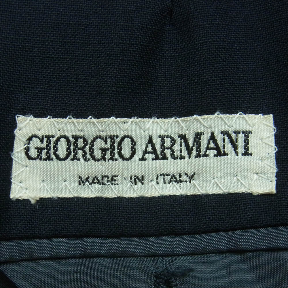 GIORGIO ARMANI ジョルジオアルマーニ オールド 1B テーラード ジャケット ダークネイビー系 黒に近いダークネイビー系 サイズ表記なし【中古】