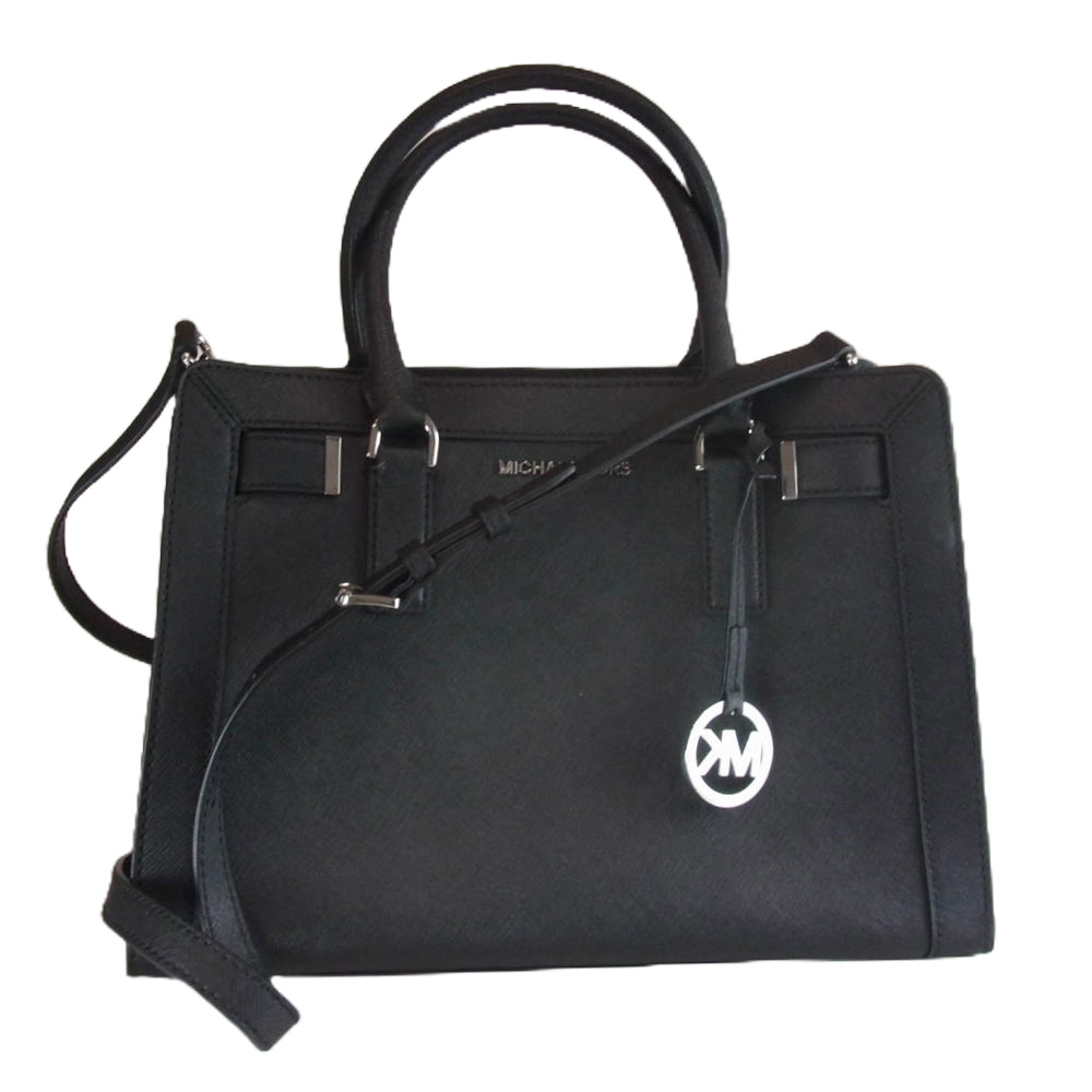 Michael Kors マイケルコース 2WAY トート ショルダー バッグ ブラック系【中古】