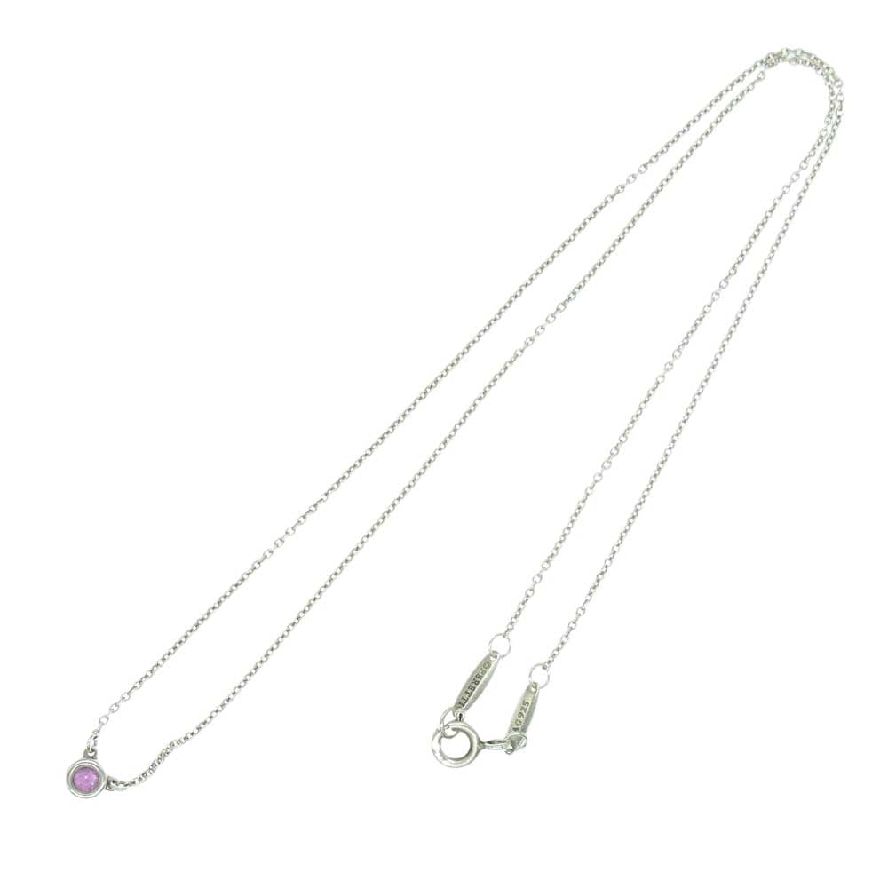 TIFFANY&Co. ティファニー バイザヤード エルサペレッティ 1P アメジスト シルバー AG925 ネックレス シルバー系【中古】